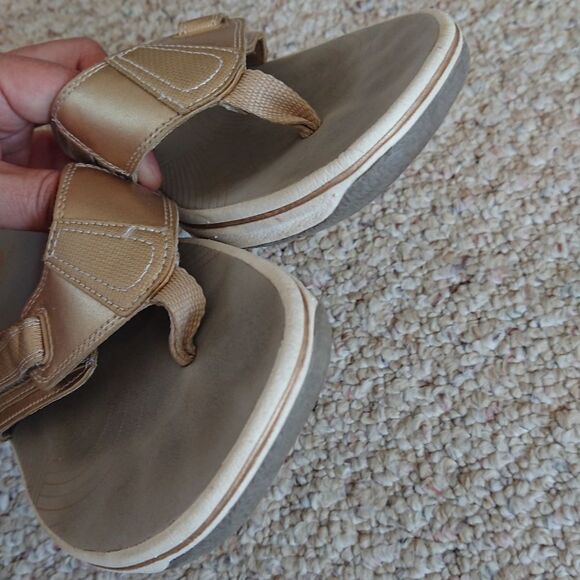 CLARKS Cloudsteppers Brinkley Jazz Sandals size 7M - Picture 8 of 13